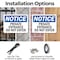 Signmission Private Office Do Not Enter OSHA Notice Sign, Plastic, 10in W x 7in L, 2PK OS-2PACK-NS-P-710-L-17816 - alternate 8